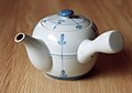 'Kyusu', Teapot used in Japanese daily life for drinking green tea