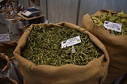 Gedroogde citroneverbena