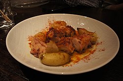 Gerecht met paprikapoeder