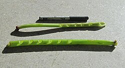 Fluiten van de Sami, gemaakt van Engelwortel-stengels