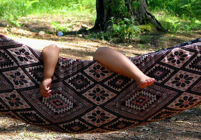 kid in hammock